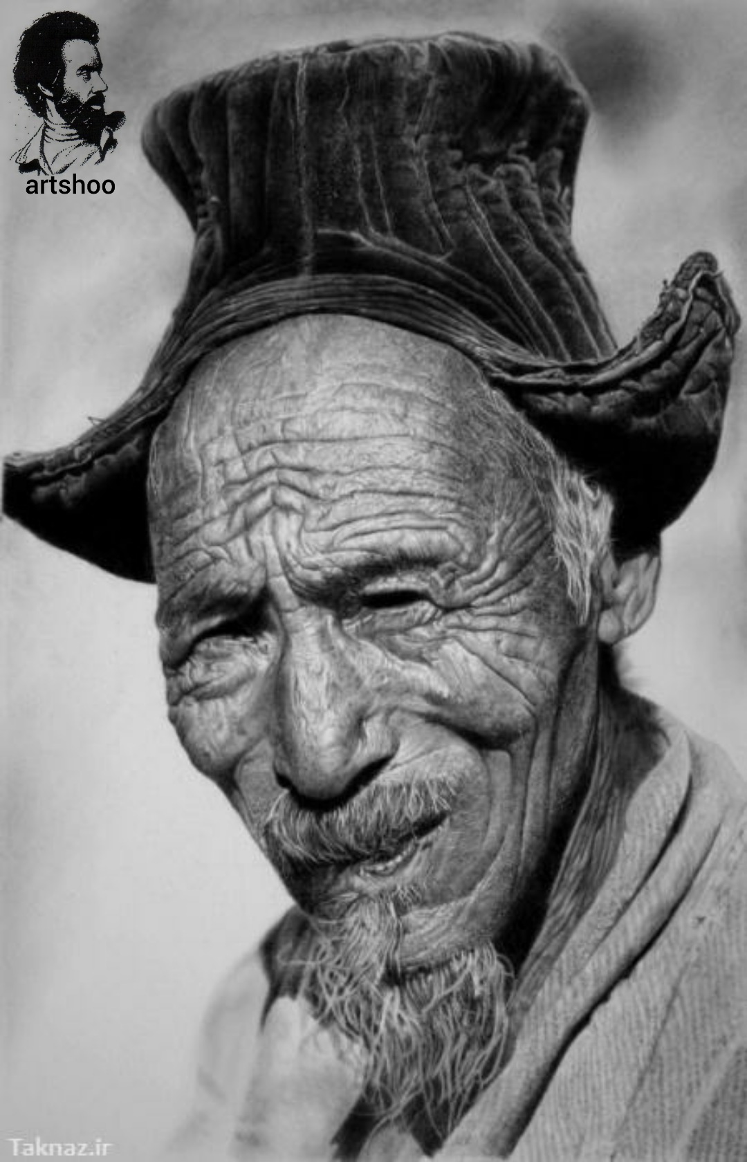 آموزش نقاشی سیاه قلم